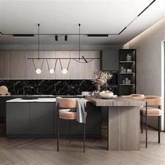 High -end melamine PVC keukenkasten