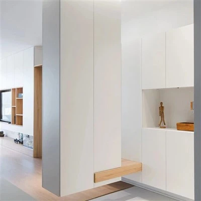 Witte display -eenheden voor woonkamer